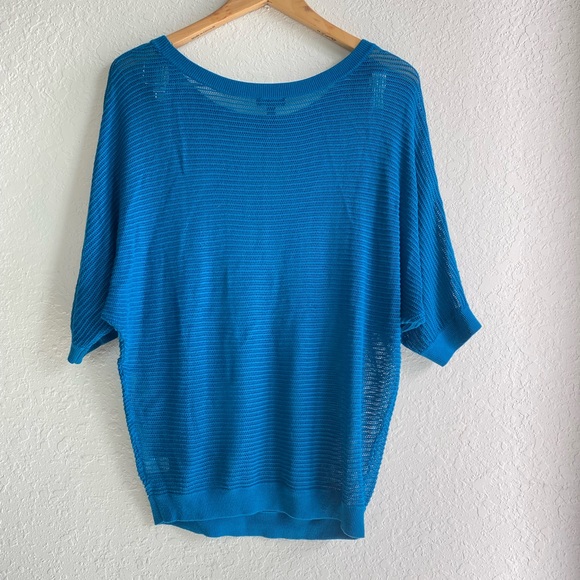 Express White Open knit Dolman sweater Women - Picture 4 of 8